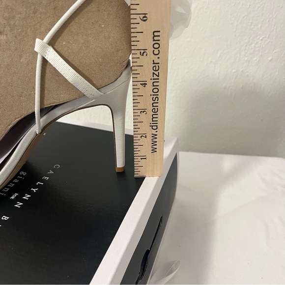 Gianni Bini X Caelynn Bell Fabric Flowr Ankle Wrap Strappy Stiletto Heels Sz 11M - Picture 6 of 9